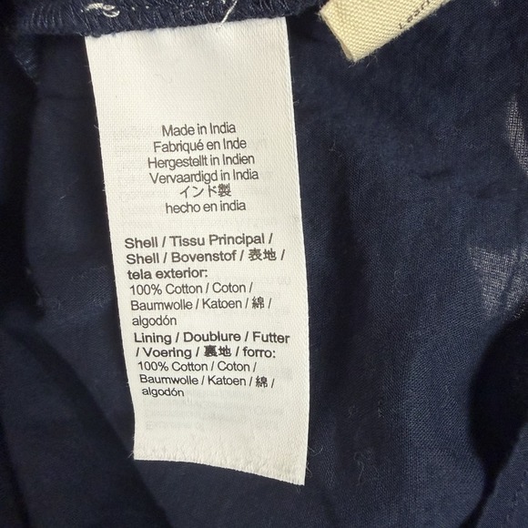 Madewell Smocked Ruffle Mini Skirt Bandana Floral Lined Cottage BoHo Dainty SZ S - Picture 7 of 11